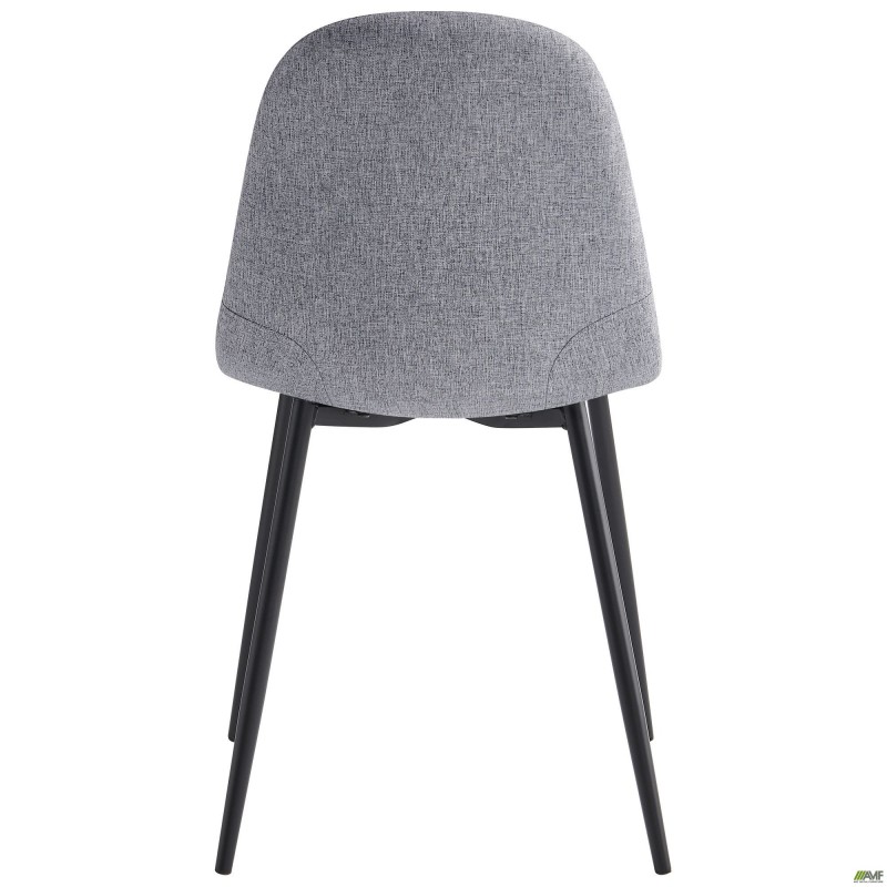 Стілець Лучія чорний світло-сірий AMF