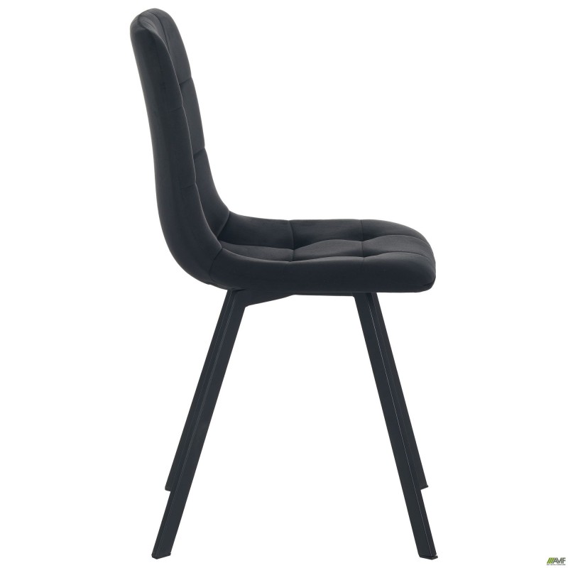 Стілець обідній Harlem чорний/велюр чорний AMF