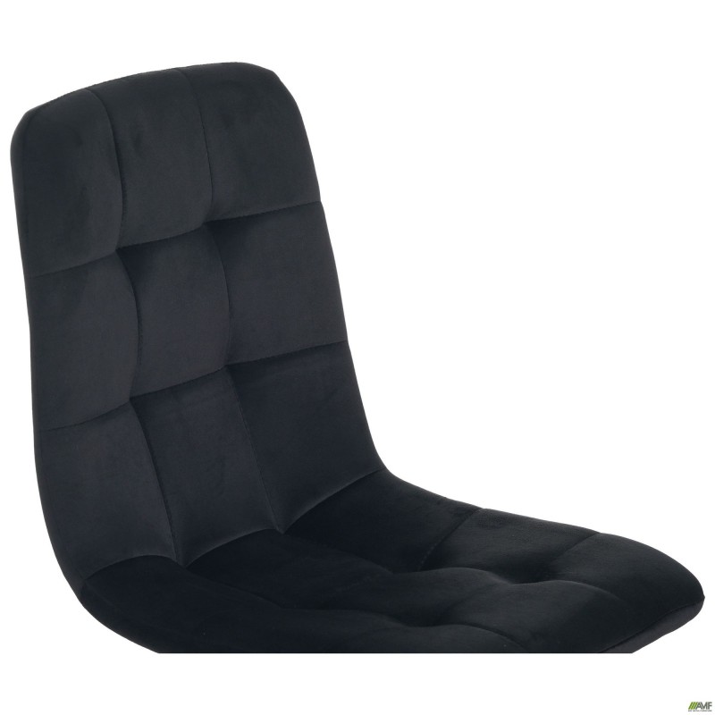 Стілець обідній Harlem чорний/велюр чорний AMF