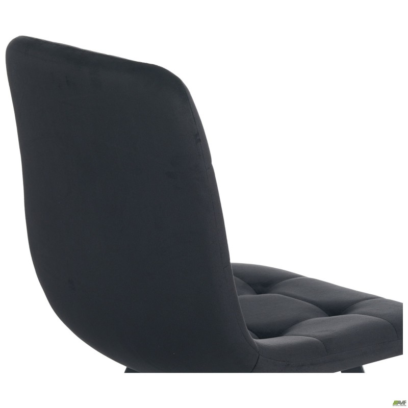 Стілець обідній Harlem чорний/велюр чорний AMF