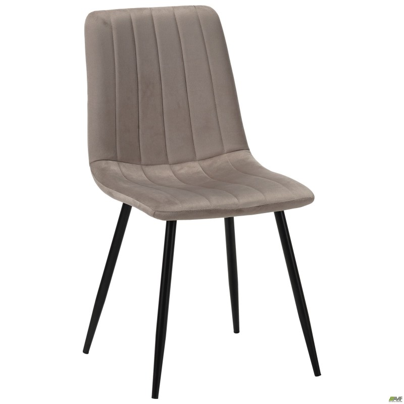 Стілець обідній Indiana-D чорний/velvet камін AMF