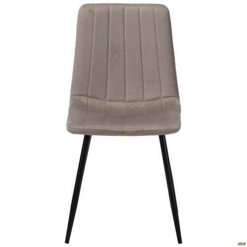 Стілець обідній Indiana-D чорний/velvet камін AMF