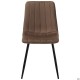 Стілець обідній Indiana-D чорний/velvet коричневий AMF