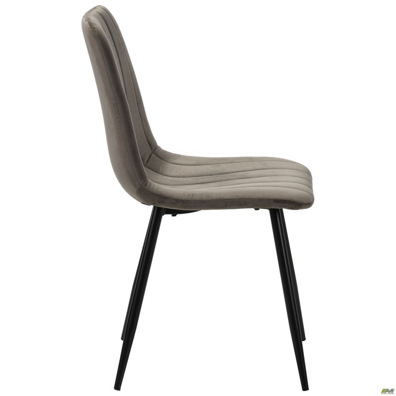 Стілець обідній Indiana-D чорний/velvet сірий AMF