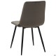 Стілець обідній Indiana-D чорний/velvet сірий AMF