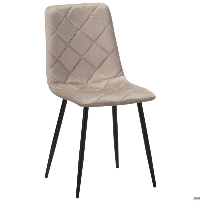 Стілець обідній Jake чорний/velvet камел AMF