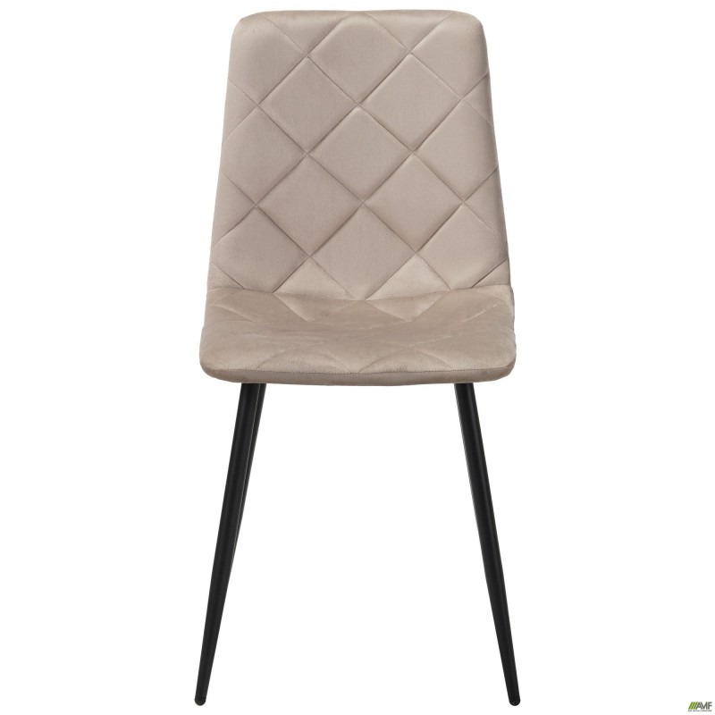 Стілець обідній Jake чорний/velvet камел AMF