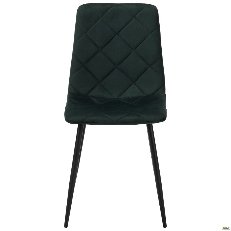 Стілець обідній Jake чорний/velvet темно-зелений AMF