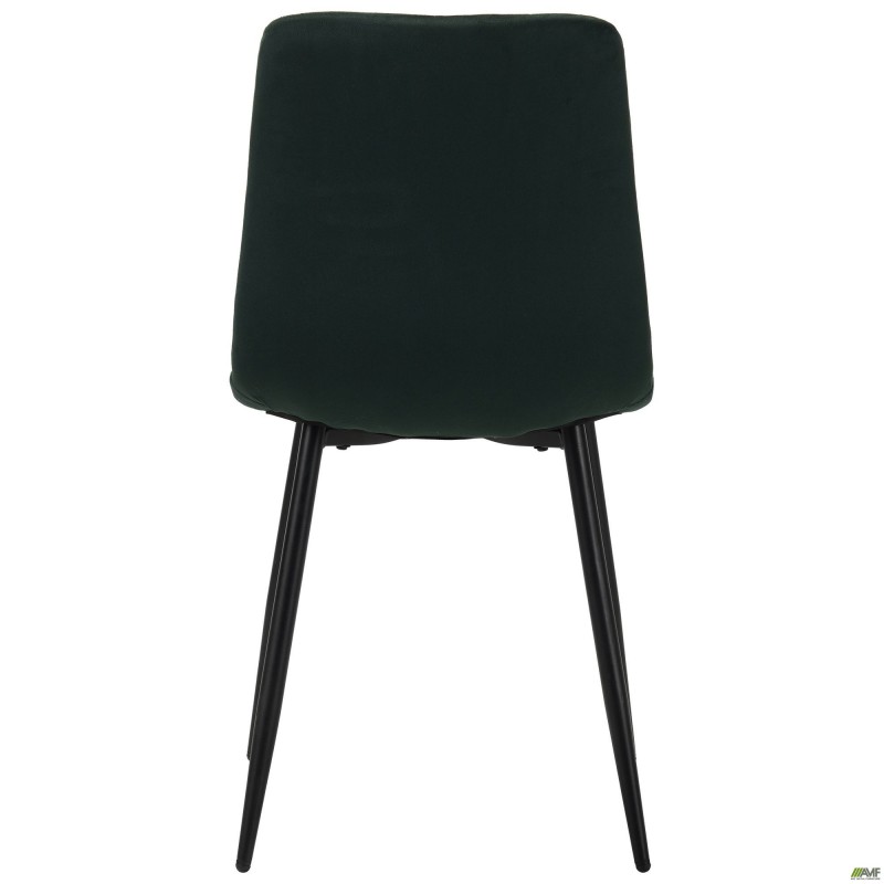 Стілець обідній Jake чорний/velvet темно-зелений AMF