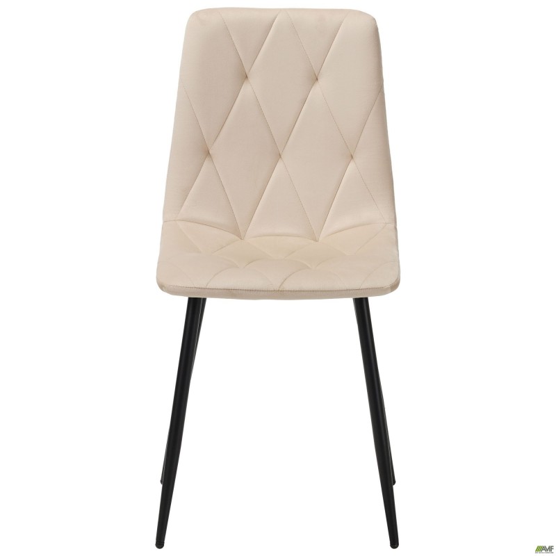Стілець обідній Nico чорний/velvet бежевий AMF