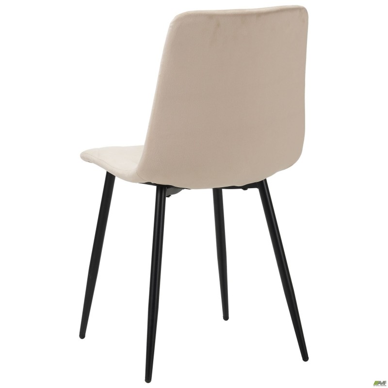 Стілець обідній Nico чорний/velvet бежевий AMF