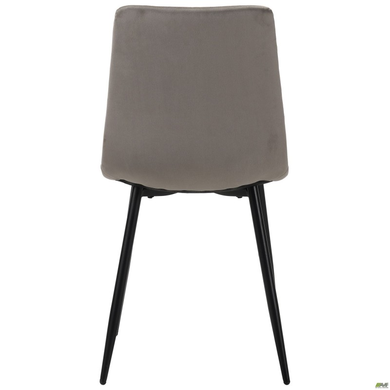 Стілець обідній Nico чорний/velvet темно-сірий AMF