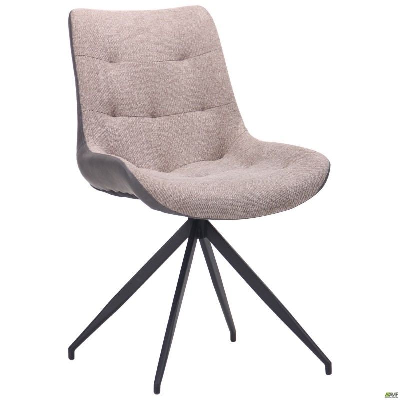 Стілець поворотний Aurora чорний/камел AMF