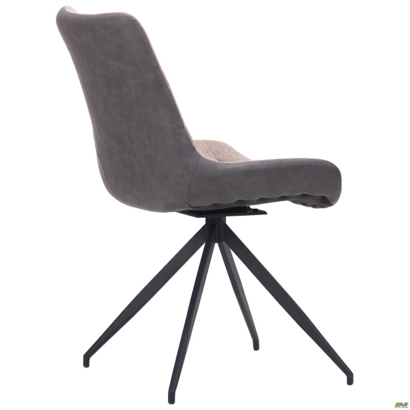 Стілець поворотний Aurora чорний/камел AMF