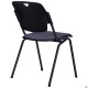 Стілець Рольф чорний пластик чорний AMF