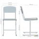 Стілець Шкільний регульований 4-6, ростова група, лак бук AMF