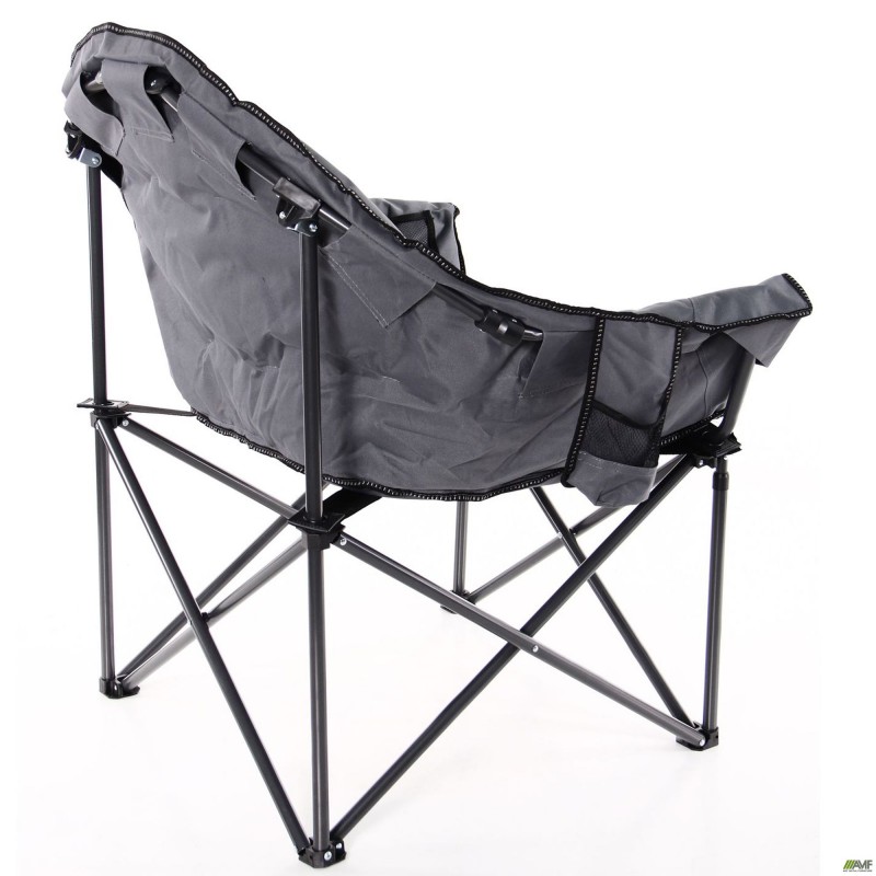 Стілець складаний Турист чорний/сірий AMF