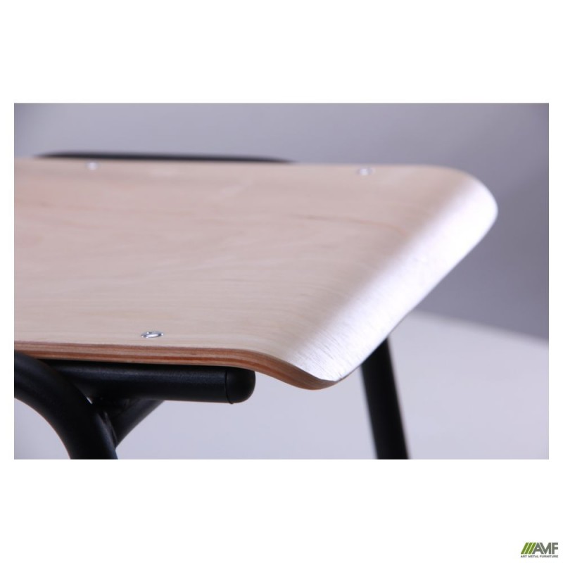 Стілець Учнівський №6 чорний лак бук AMF