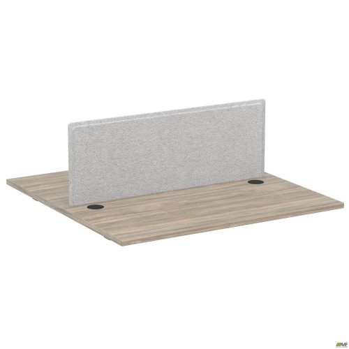 Стільниця станції пристав. з укороч. перемич + Перегор SIG-523 (1187х1200х750) Чорний гр/В'яз Ліб/Сірий AMF