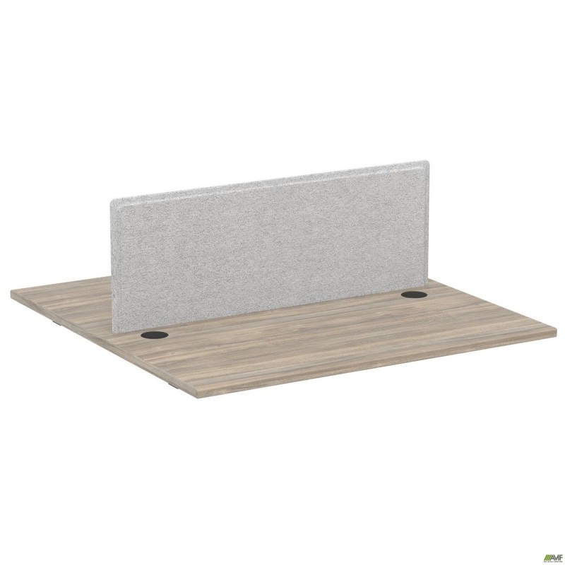 Стільниця станції пристав. з укороч. перемич + Перегор SIG-523 (1187х1200х750) Чорний гр/В'яз Ліб/Сірий AMF