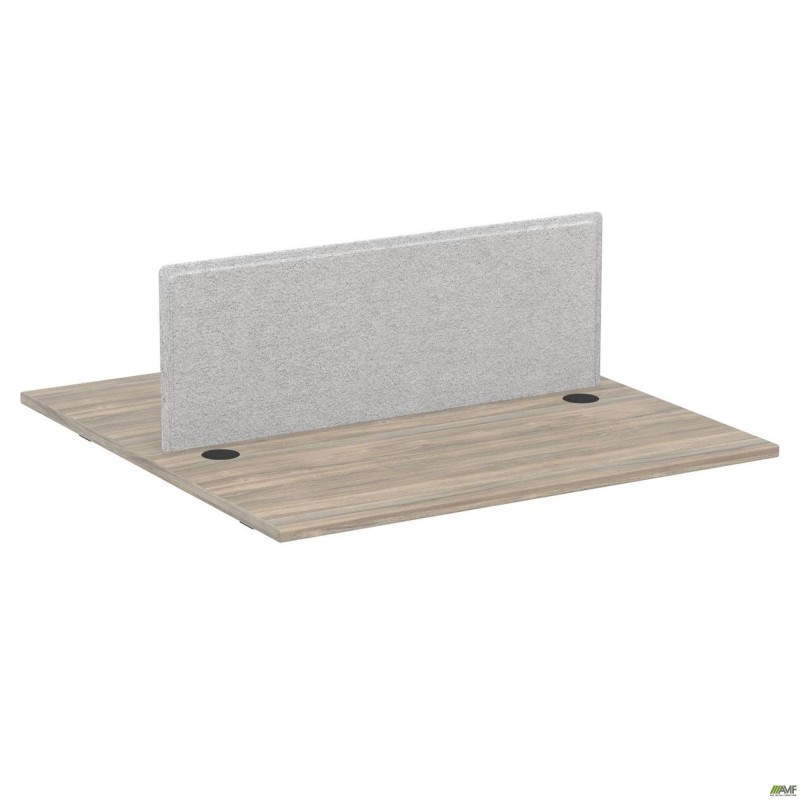 Стільниця станції пристав. з укороч. перемич+Перегор SIG-524 (1387х1200х750) Чорн.гр/В'яз Ліб/Сірий AMF