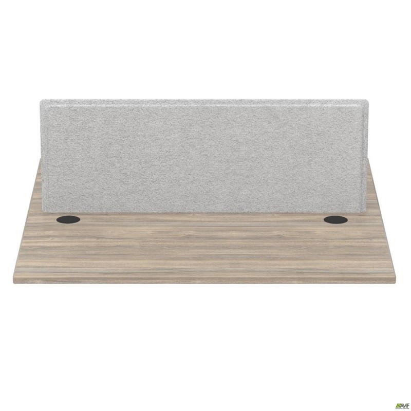 Стільниця станції пристав. з укороч. перемич+Перегор SIG-524 (1387х1200х750) Чорн.гр/В'яз Ліб/Сірий AMF