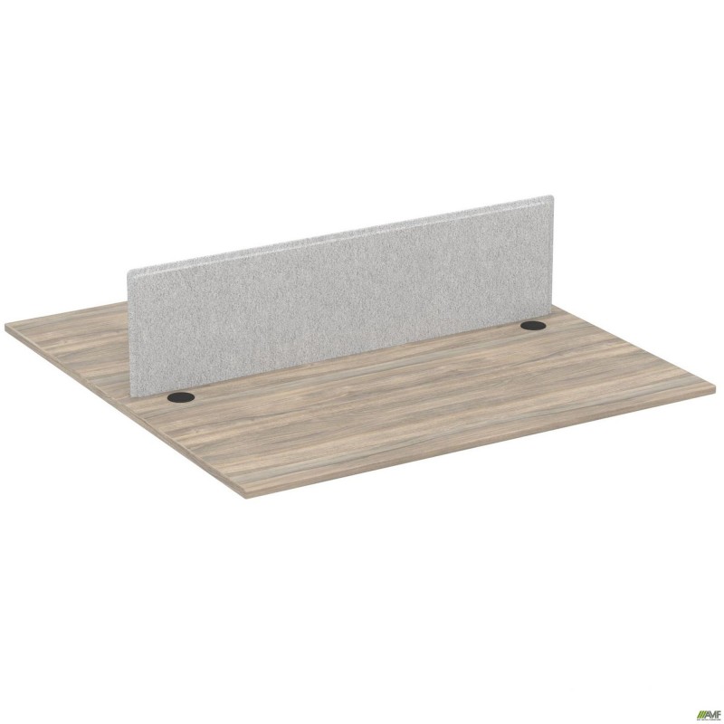 Стільниця станції пристав. з укороч.перемич+Перегор SIG-553 (1187х1600х750) Чорний граф/В'яз Ліб/Сірий AMF