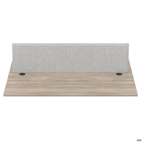 Стільниця станції пристав. з укороч.перемич+Перегор SIG-553 (1187х1600х750) Чорний граф/В'яз Ліб/Сірий AMF