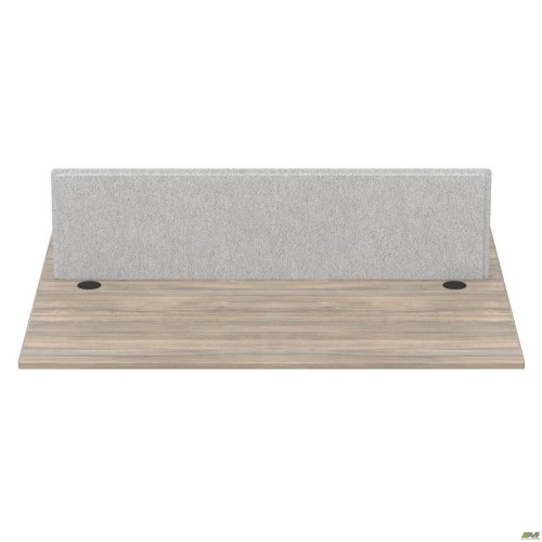 Стільниця станції пристав. з укороч.перемич+Перегор SIG-554 (1387х1600х750) Чорний граф/В'яз Ліб/Сірий AMF