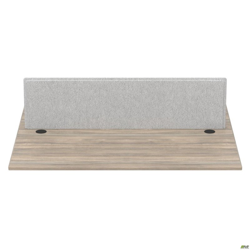 Стільниця станції пристав. з укороч.перемич+Перегор SIG-554 (1387х1600х750) Чорний граф/В'яз Ліб/Сірий AMF