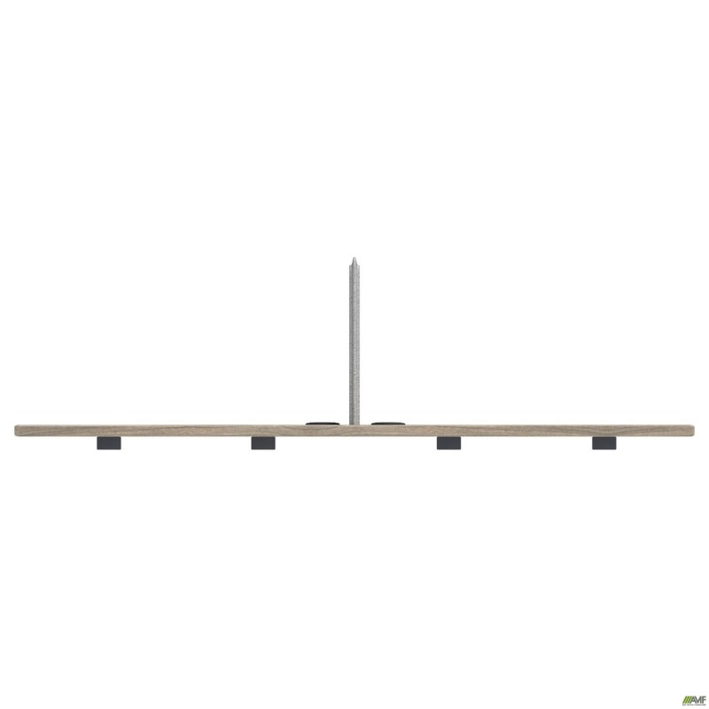 Стільниця станції пристав. з укороч.перемич+Перегор SIG-554 (1387х1600х750) Чорний граф/В'яз Ліб/Сірий AMF