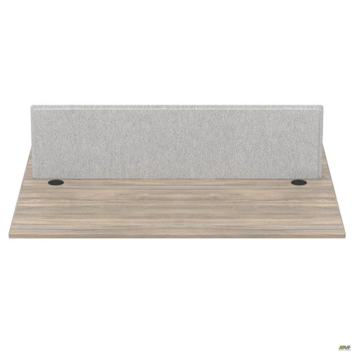 Стільниця станції пристав. з укороч.перемич+Перегор SIG-555 (1587х1600х750) Чорний граф/В'яз Ліб/Сірий AMF