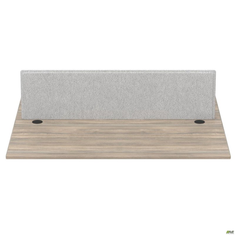 Стільниця станції пристав. з укороч.перемич+Перегор SIG-555 (1587х1600х750) Чорний граф/В'яз Ліб/Сірий AMF