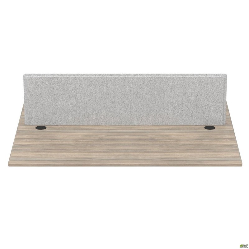 Стільниця станції пристав. з укороч.перемич+Перегор SIG-555 (1587х1600х750) Чорний граф/В'яз Ліб/Сірий AMF