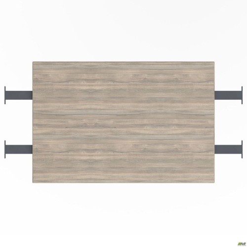 Стільниця столу складного з подовженими перемичками SIG-390 (1000х800х25мм) Чорний гр/В'яз Ліберті AMF