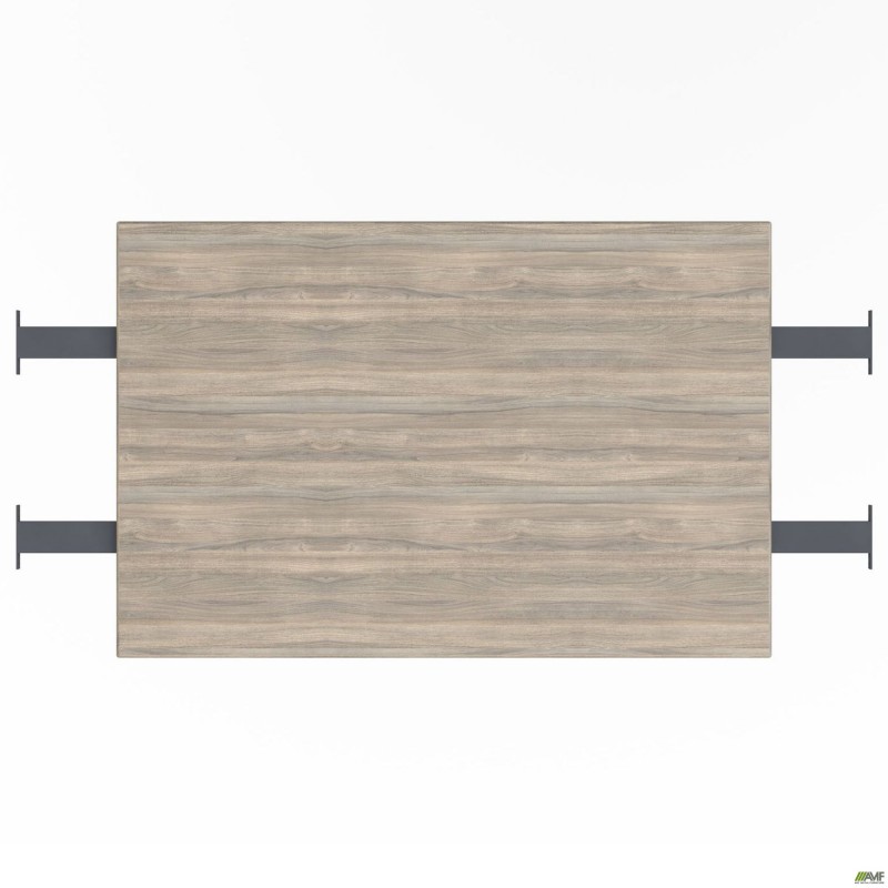 Стільниця столу складного з подовженими перемичками SIG-390 (1000х800х25мм) Чорний гр/В'яз Ліберті AMF