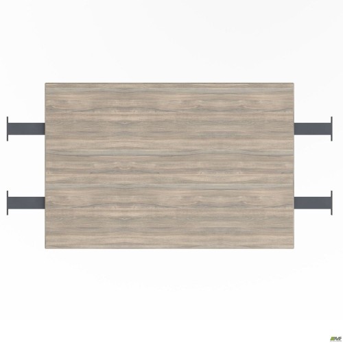 Стільниця столу складного з подовженими перемичками SIG-392 (1387х800х25мм) Чорний гр/В'яз Ліберті AMF