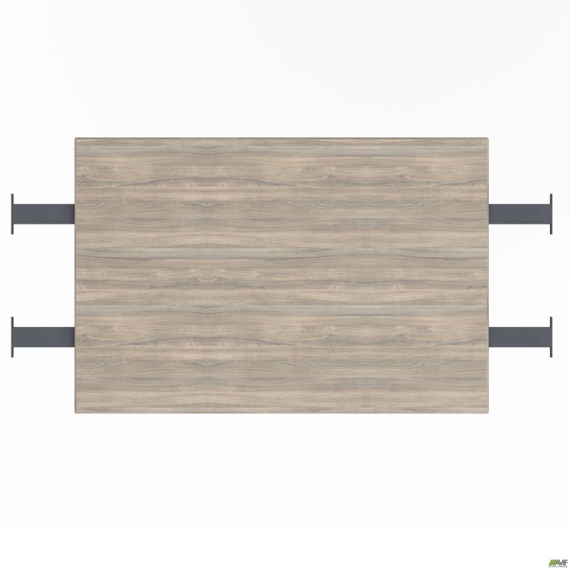 Стільниця столу складного з подовженими перемичками SIG-392 (1387х800х25мм) Чорний гр/В'яз Ліберті AMF