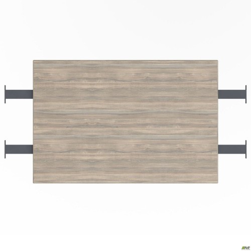 Стільниця столу складового з подовженими перемичками SIG-391 (1187х800х25мм) Чорний гр/В'яз Ліберті AMF