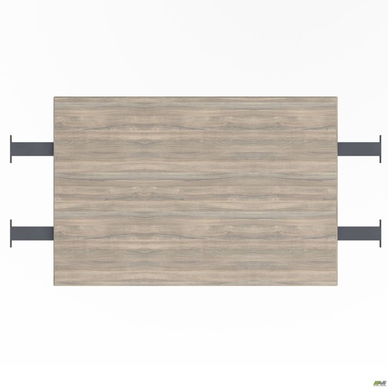 Стільниця столу складового з подовженими перемичками SIG-393 (1587х800х25мм) Чорний гр/В'яз Ліберті AMF