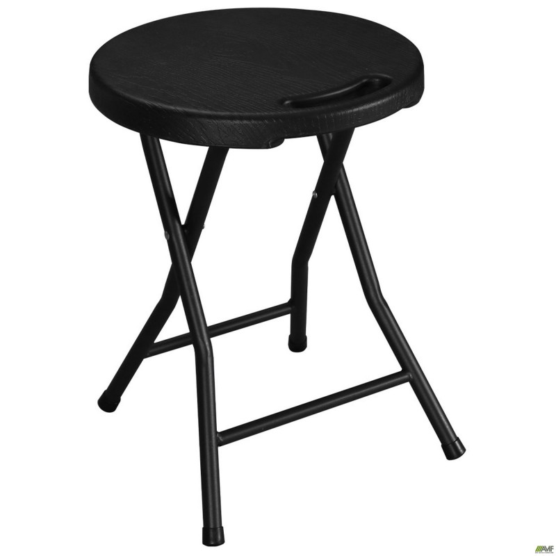 Табурет складаний Seat пластик чорний AMF