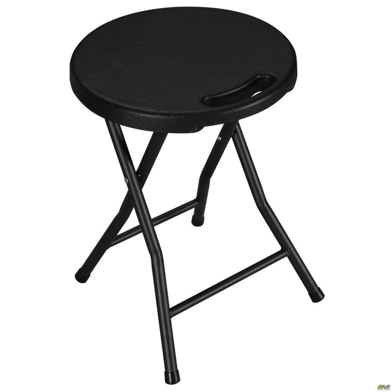 Табурет складаний Seat пластик чорний AMF