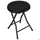 Табурет складаний Seat пластик чорний AMF