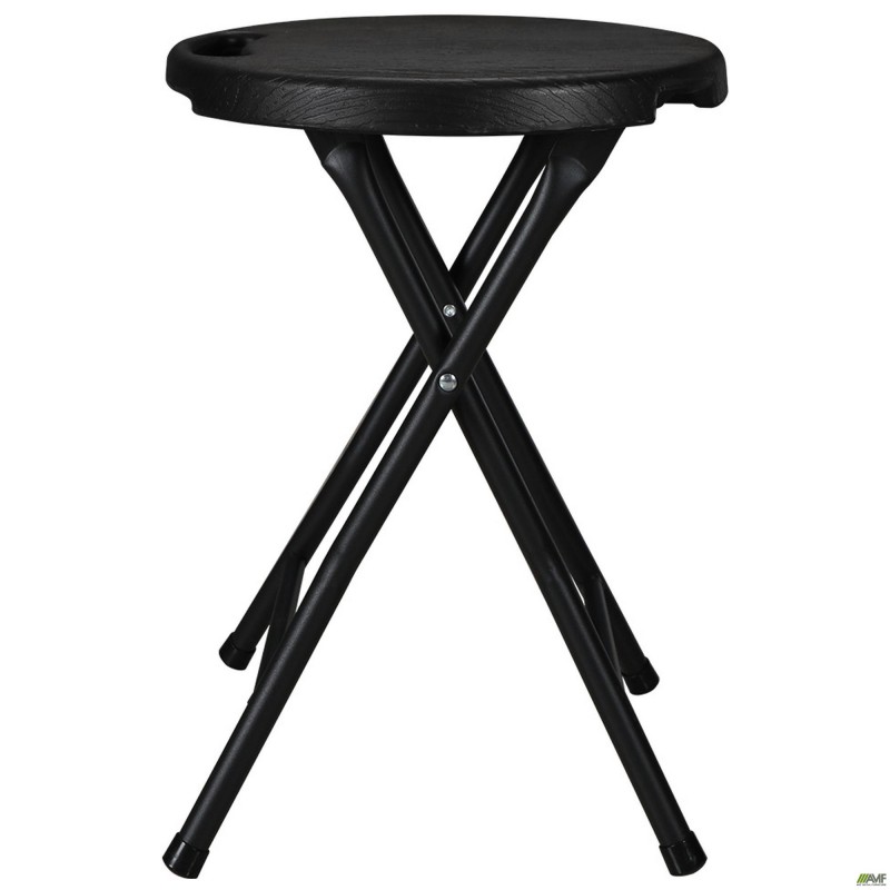 Табурет складаний Seat пластик чорний AMF