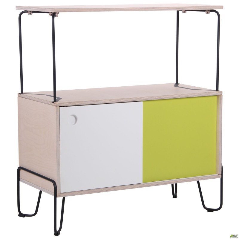 Тумба Rocky + 1 полиця, чорний графiт AMF