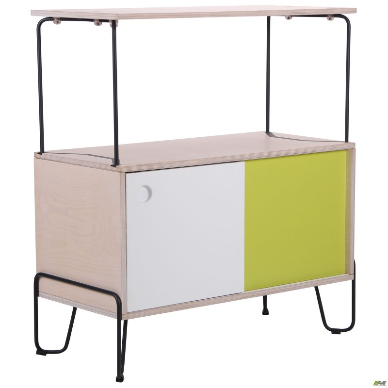 Тумба Rocky + 1 полиця, чорний графiт AMF