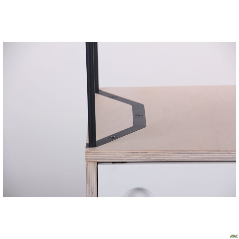 Тумба Rocky + 1 полиця, чорний графiт AMF