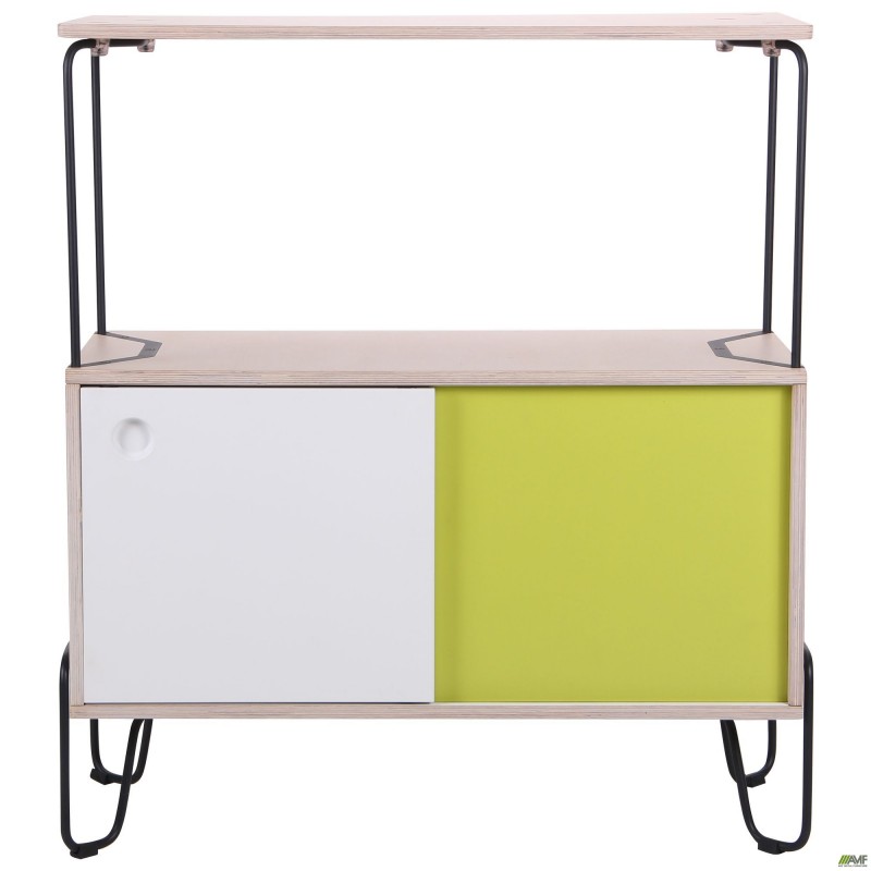 Тумба Rocky + 1 полиця, чорний графiт AMF