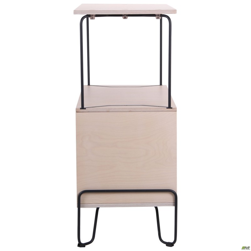 Тумба Rocky + 1 полиця, чорний графiт AMF