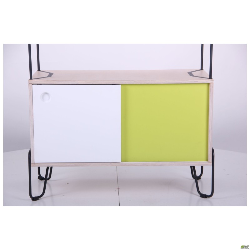 Тумба Rocky + 1 полиця, чорний графiт AMF